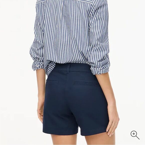 J.Crew 5” Chino Broken-In Shorts – Navy – Size 4 - Picture 1 of 14